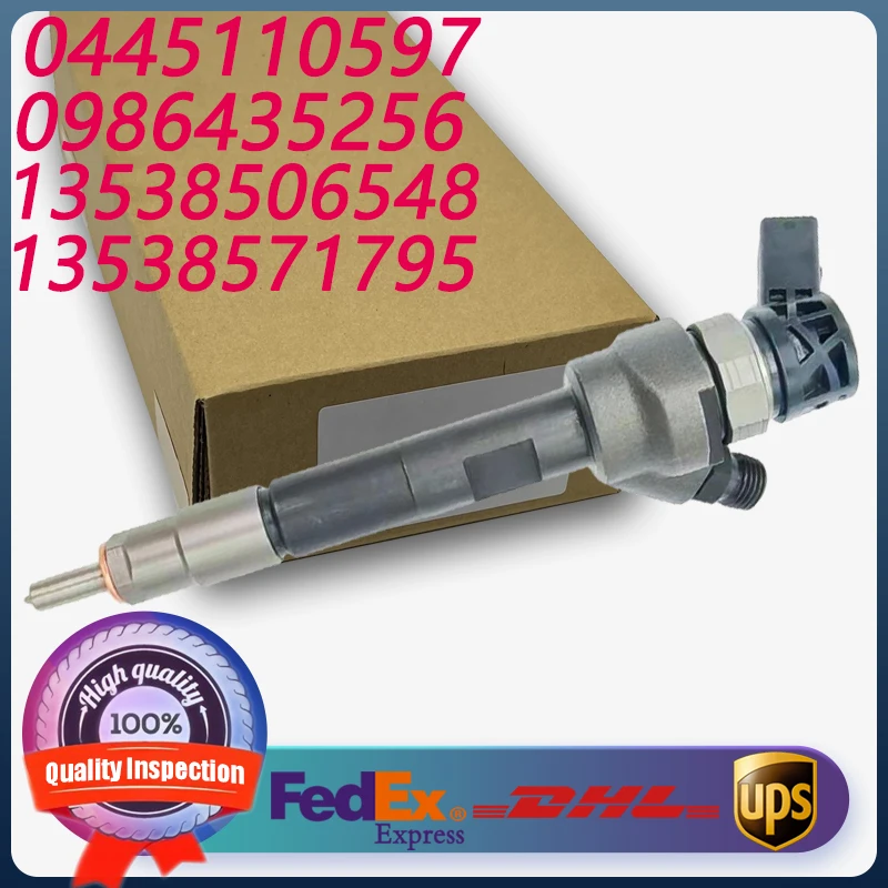 

0445110597 0986435256 13538506548 13538571795 Common Rail Diesel Injector For BMW 328 535 740 X3 X5 Engine