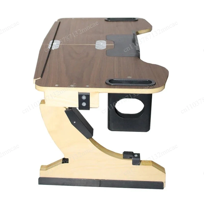 Multi-functional Reclining Desk, Made of Wood, 360° Adjustable Laptop Stand Desktop Computer Stand, Portable and Foldable Stand