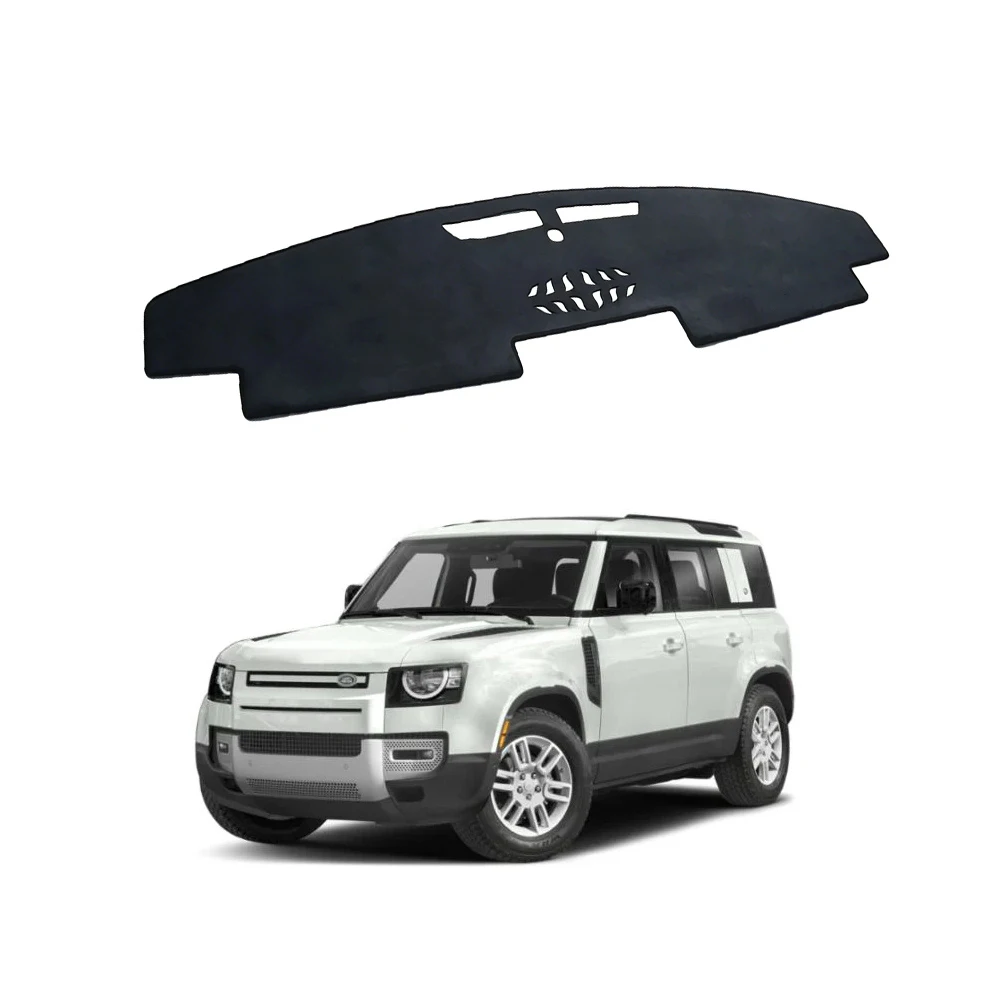 Car Dashboard Cover Pad For Land Rover Defender 90 110 2020-2022 Anti-UV Sunshade Protector Dash Mat Non-slip Pads Interior