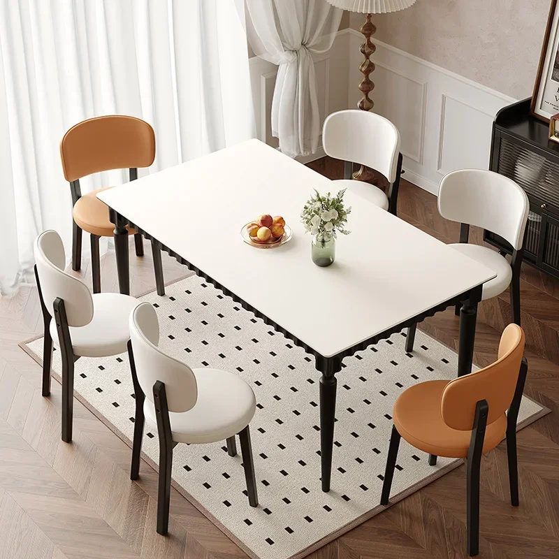 

Center Wooden Dining Tables Minimalist Small Unit Living Room Rectangular Rock Slab Muebles Para El Hogar Kitcjen Furniture