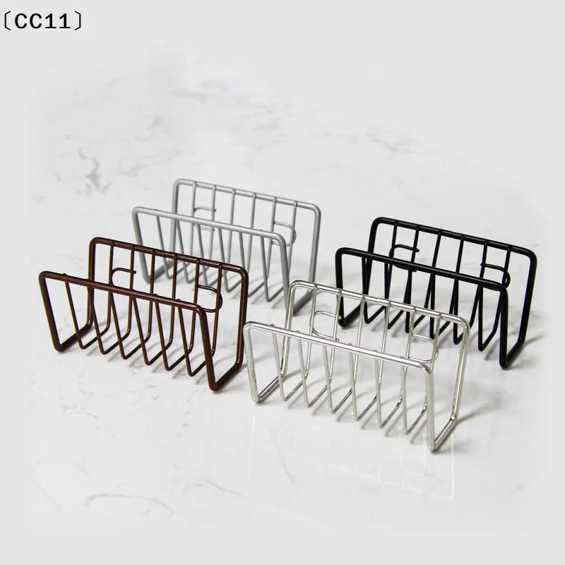 Stainless Steel Suction Cup Sponge Holder Drain Storage Caddy For Kitchen Sink Organization〔CC11〕