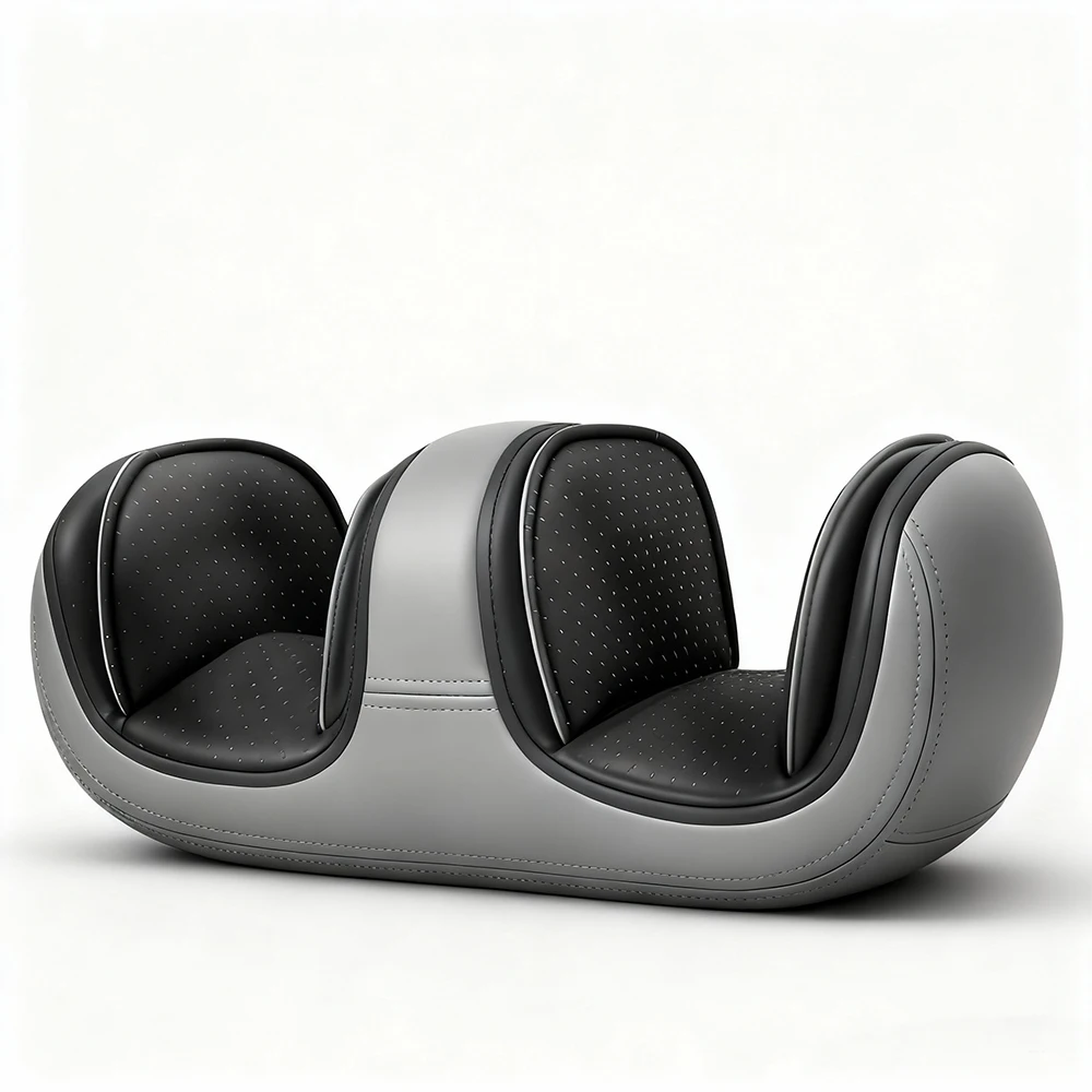 

Электрический массажер для ног с функцией разминания и удобным дизайном для домашней релаксации