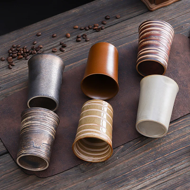 Retro Ceramic Coffee Cup Creative Rustic Style Mug Suitable For Home Use Guesthouses Restaurants And As Latte Art Or A