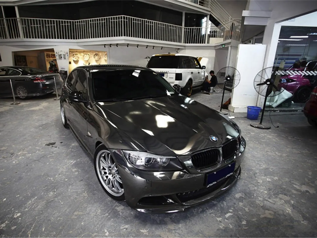 Chrome Car Stickers Self Adhesive Film Glossy Blue Silver Chrome Mirror Vinyl Car Body Wrap Waterproof Tuning Accessories