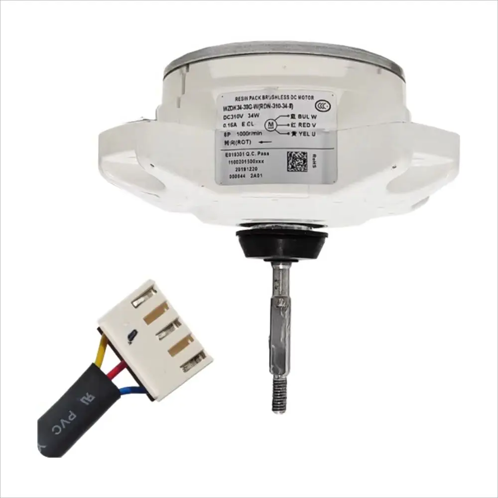 

New for Variable frequency air conditioner outdoor unit WZDK34-38G-W DC brushless motor motor RDN-310-34 accessories