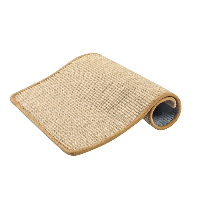 Tapete sisal natural para gatos, tapete para arranhar piso gato, tapete sisal para arranhar