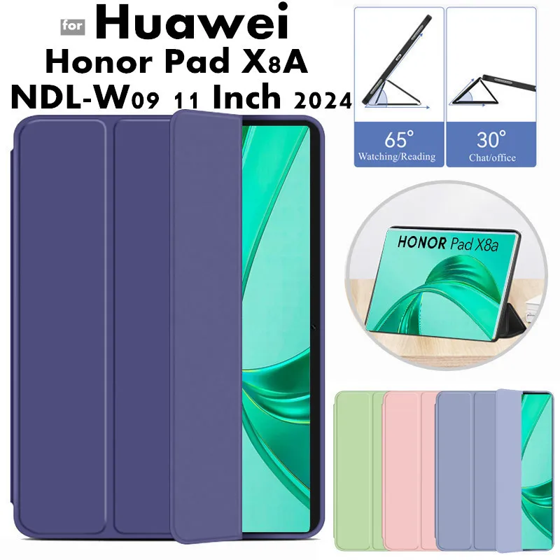 

Soft TPU Tablet Case for Huawei HONOR Pad X8a NDL-W09 11 inch 2024 Stand Casing