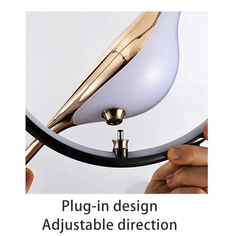 

Magpie Nordic Creative Pendant Lights Light Luxury Postmodern Personality Hanging Lamp Study Bedroom Bedside Led Chandelier