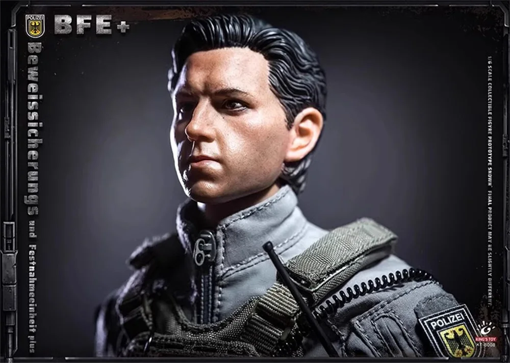 

KING'S TOY Scale 1/6th Handsome Guy Male KT-8008 Little Bug Brother Head Sculpt Carving PVC Material For 12" Doll Figure DIY