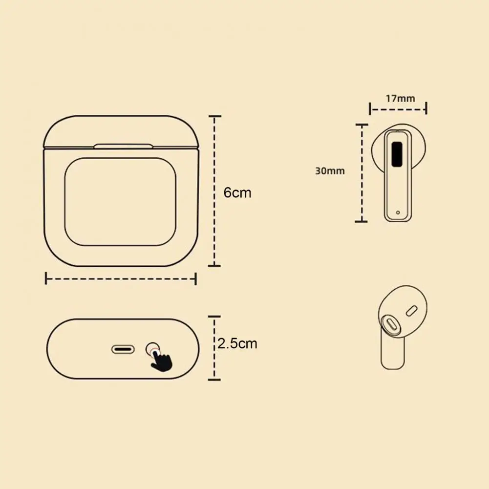 Noise-cancelling Earphones with 4-mic Enc Technology High-quality Call Experience Noisy Environments Enc Noise for Sports