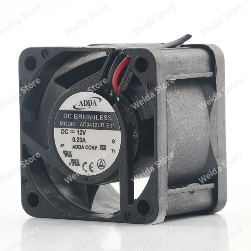 Cooling fan ADDA 5V 24V 48V AC EC 4028 4CM 40X40X28MM Durable high speed air volume double ball bearing AD0412UB-B31 DC12V 0.23A