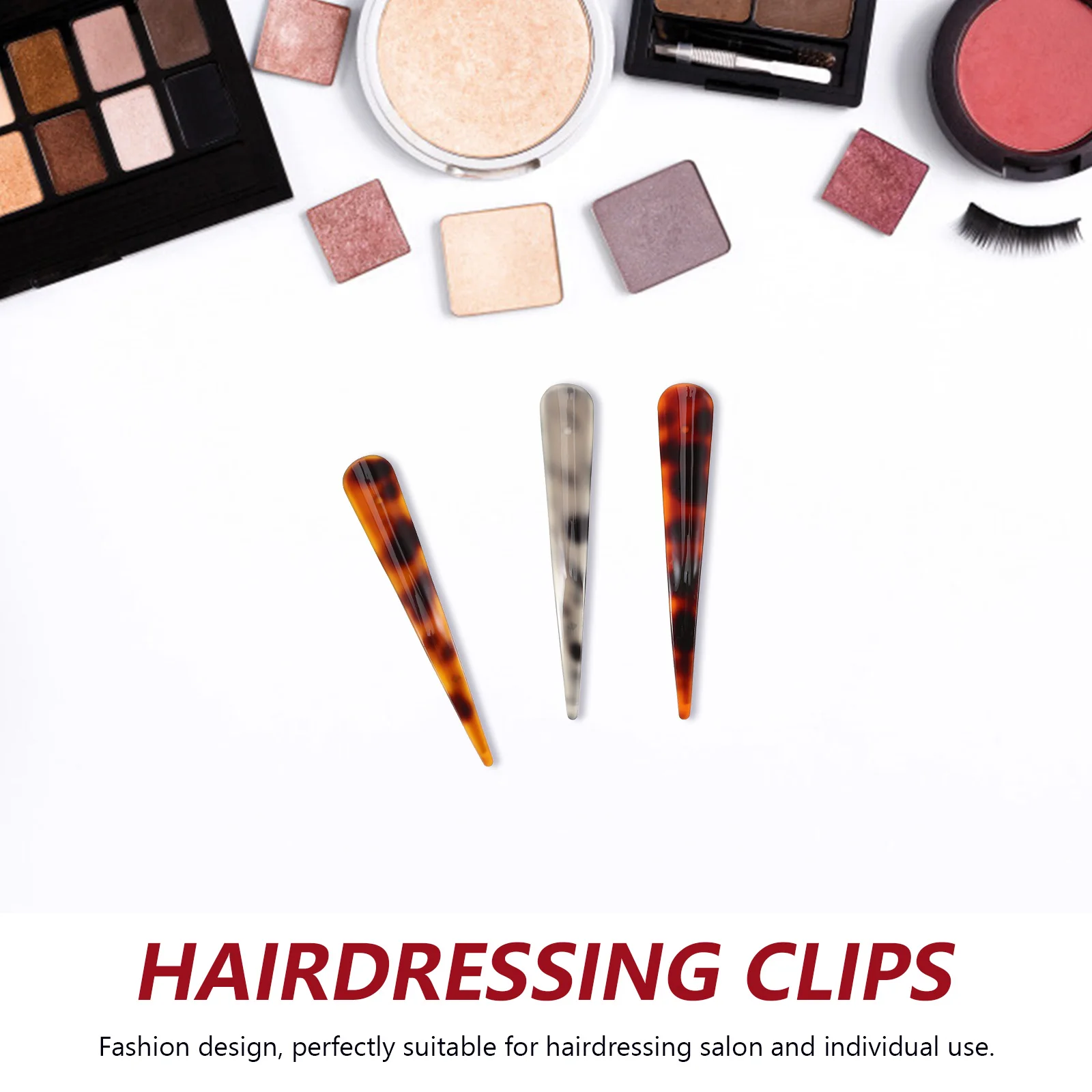 

3Pcs Fashion Design Hairdressing Clips Duckbill Clamp Salon Accessory For Home And Professional Use