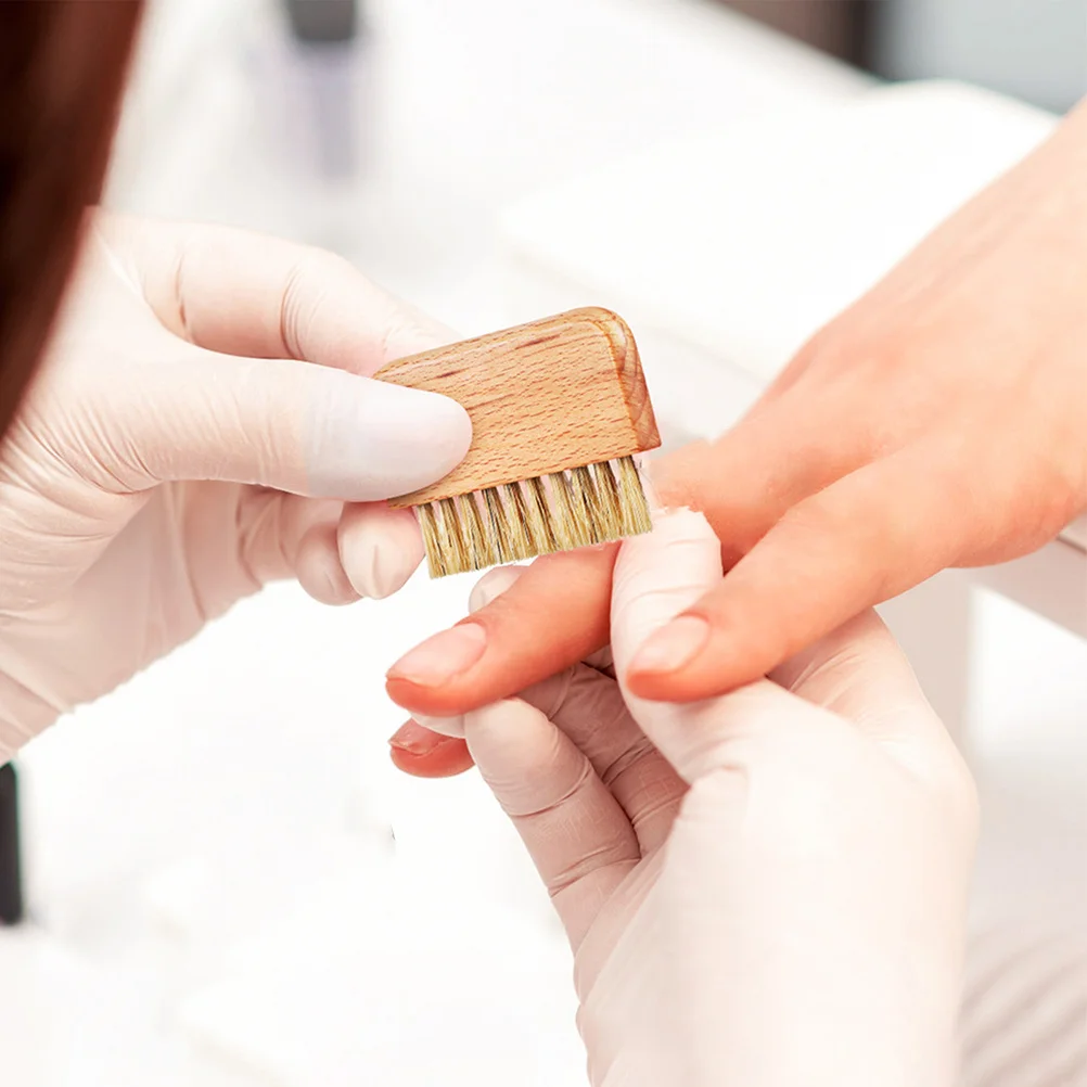 

2Pcs Wooden Nail Brush for Hand Foot Care Multi-Functional Scrubbing Tool for Nails Phones Keyboards Portable Manicure Pedicure