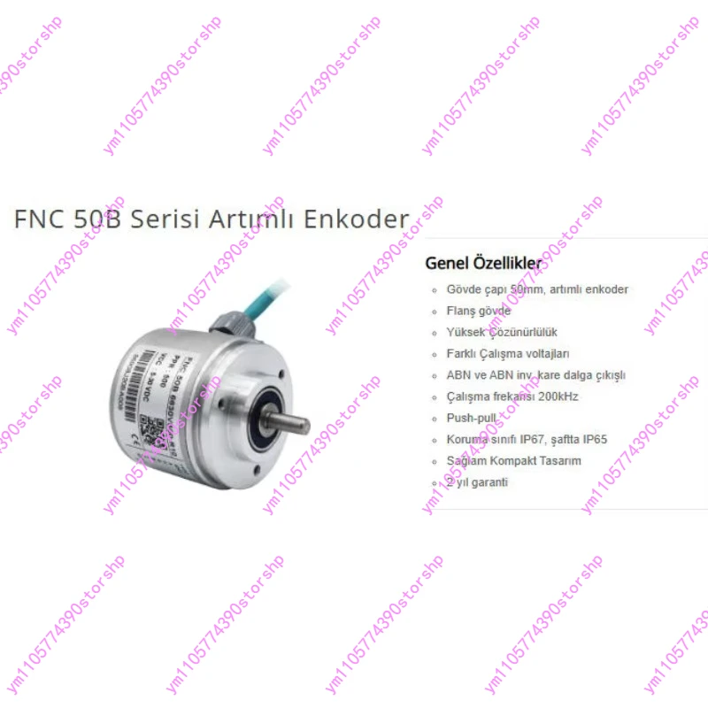 Rotary Encoder FNC 50B 8330V1024-R1508, High Precision Rotation Sensor Replacement Spare Parts 1Pcs