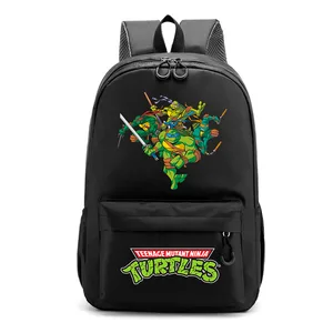 حقائب ظهر طلابية سلاحف النينجا المتحولة في سن المراهقة ، حقائب مدرسية سلع أنيمي ، سعة كبيرة ، حقيبة كتب للأطفال ، هدايا اللوازم المدرسية ، صبي ، فتاة أفضل 8 مبيعا نينجا سلحفاة حقيبة ظهر - No3