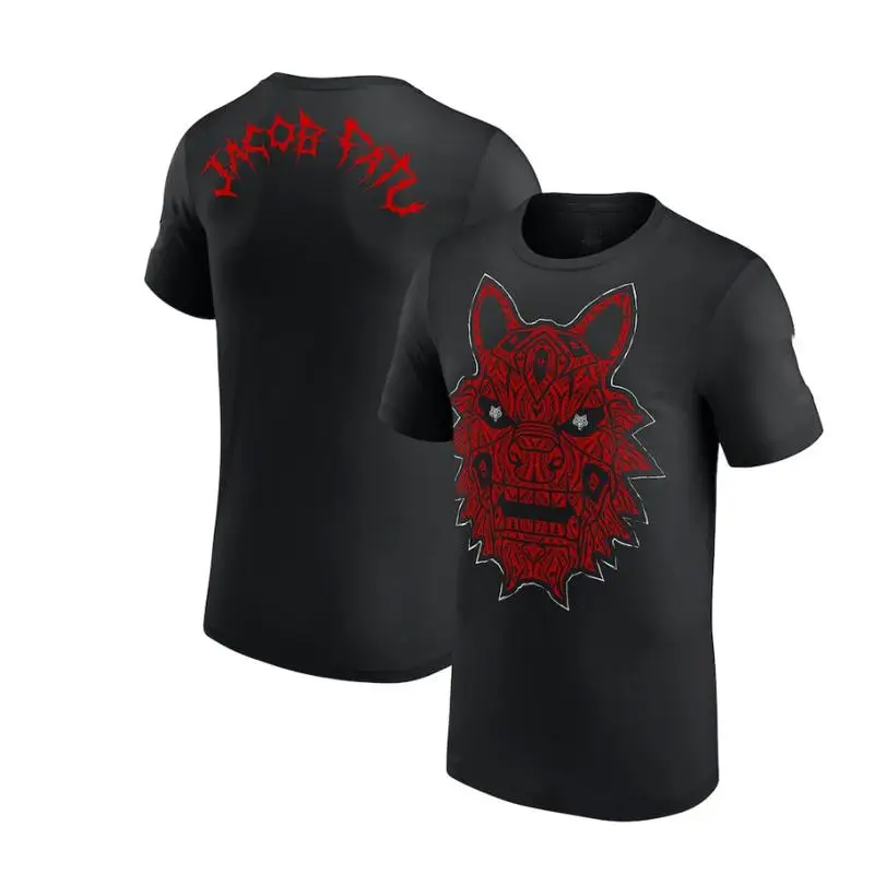 

Черная футболка с племенной маской Джейкоба Фата