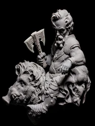 Resin soldier 1/10 ancient soldier warrior WITH axe BUST   Model Unassambled Unpainted  Figure Building Kit