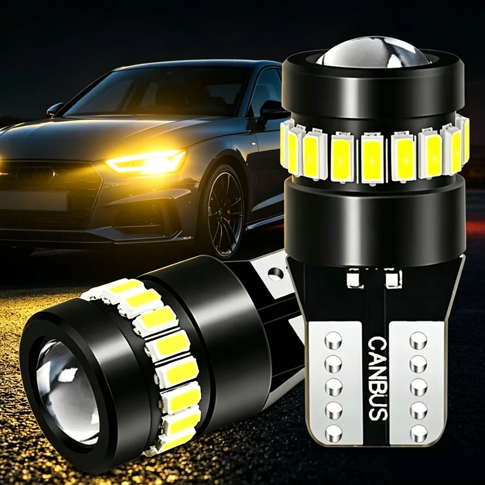 2x W5W T10 3014 18SMD LED-Glühbirnen Canbus Auto-Innenbeleuchtung Parkpositionsleuchte Kartenleuchte Innenraumleuchte Leselampe