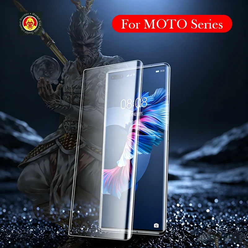 2PC Monkey King UV Tempered Glass For MOTO EDGE 60 Pro FUSion Screen Protector for MOTO EDGE 50 Ultra Neo