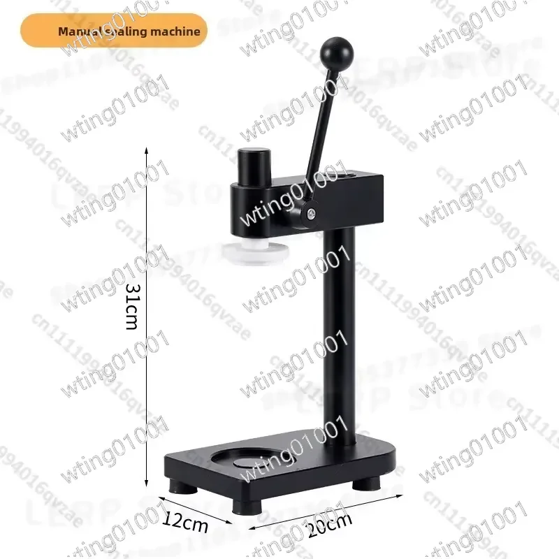 for Manual Can Sealer Handheld One Second Capping Tool No Power Needed Portable Outdoor Use Disposable Tin Lid Closer Device
