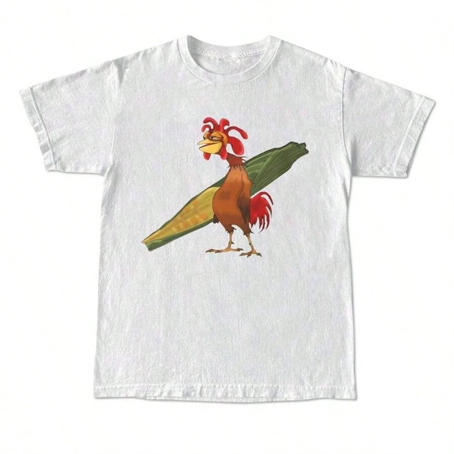 تي شيرت Chicken Joe Shirt Beach Surf للجنسين تي شيرت مطبوع من القطن كاجوال كلاسيكي هدية لصديق ملابس رجالية هدية له #1