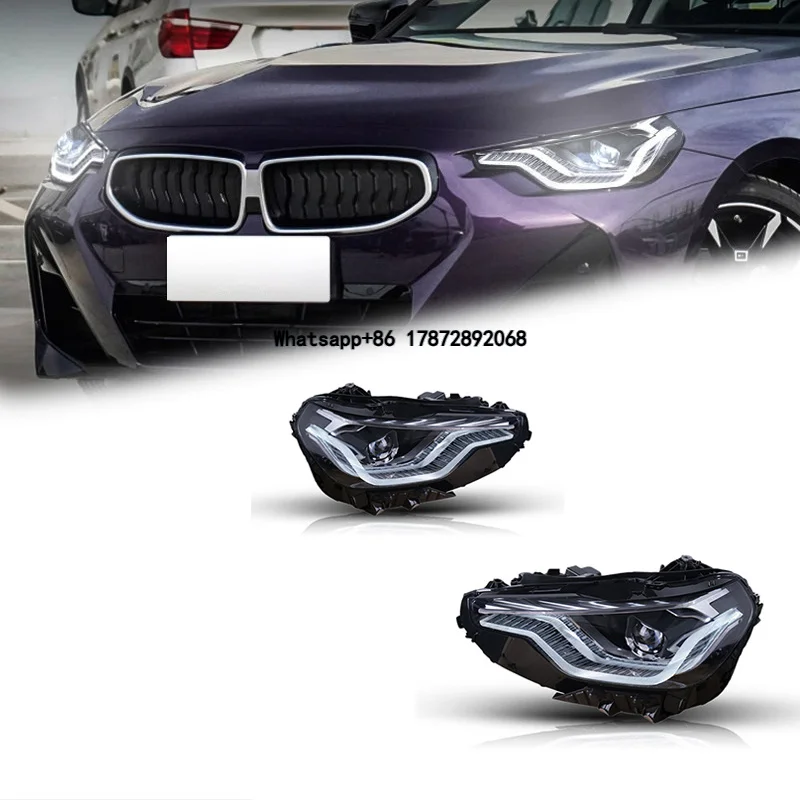FT Car Lights For 2 Series Coupe G42 Headlights 2022-2025 LED Projetor Headlamp Daytime Running Light Automotive Accessories