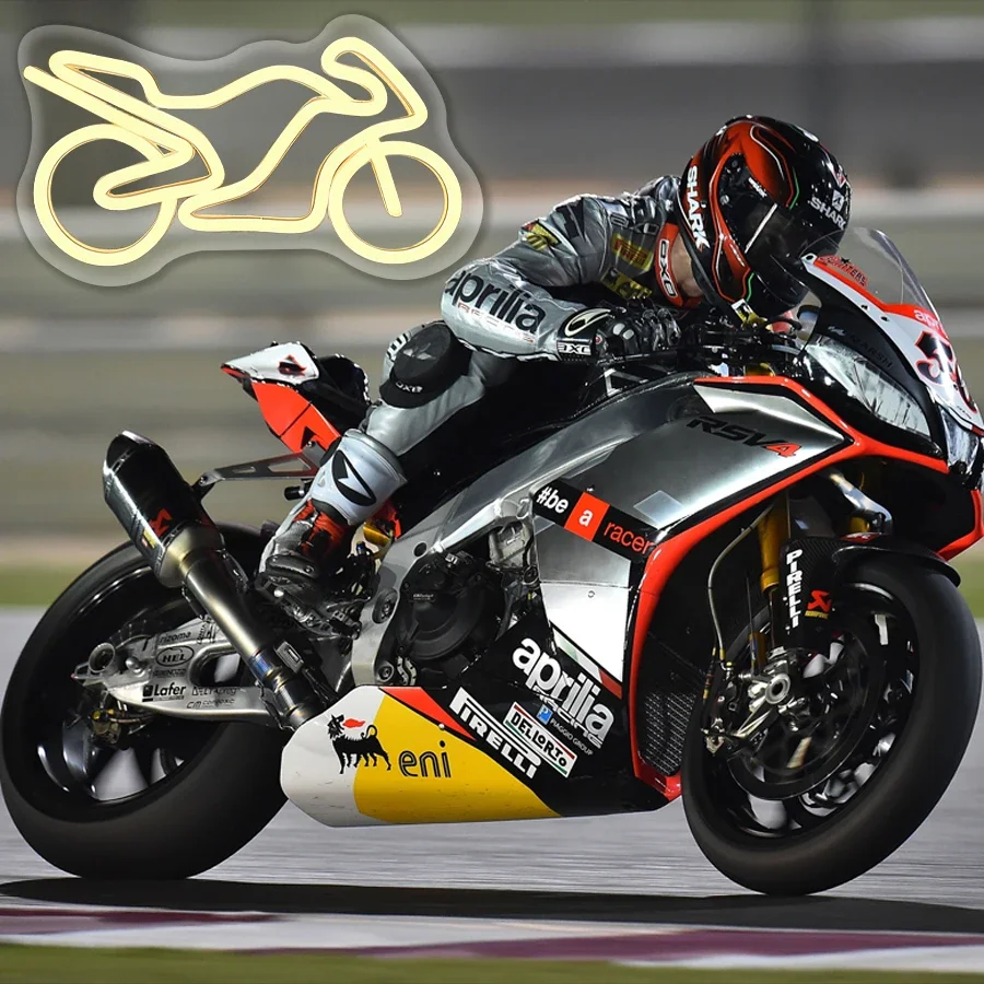 Led ضوء النيون للنادي ، المرآب ، غرفة النوم ، كهف الرجل ، غرفة المعيشة الديكور ، هدايا للمراهقين ، دراجة نارية النيون تسجيل لديكور الحائط