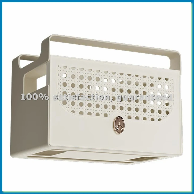 Cable Management Box for Power Outlets, Router,TV Wires, USB Hub - Hollow Panel Design Multifunctional Cord Organizer A-A69M