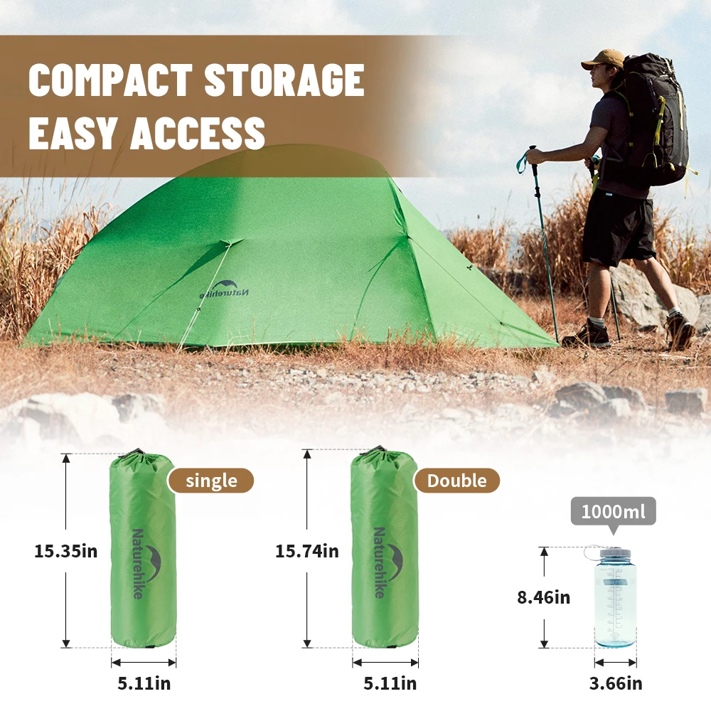new Naturehike Could Up Base 2025 Ultra light trekking tent Tent outdoor camping overnight double camping equipment