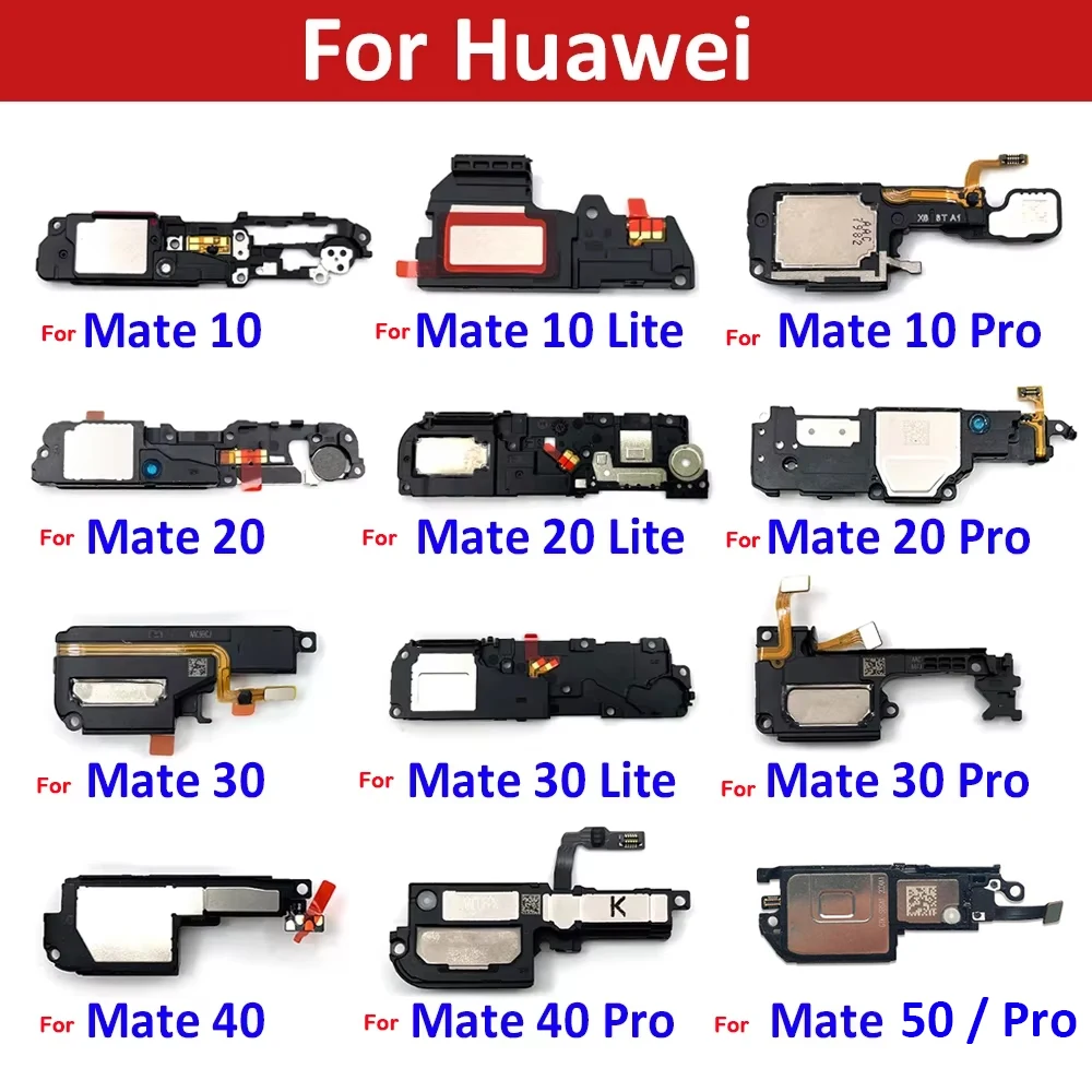 Loudspeaker bottom Loud Speaker Sound Buzzer Ringer Flex Cable For Huawei Mate 10 20 30 40 50 Lite Pro Repair Spare Parts