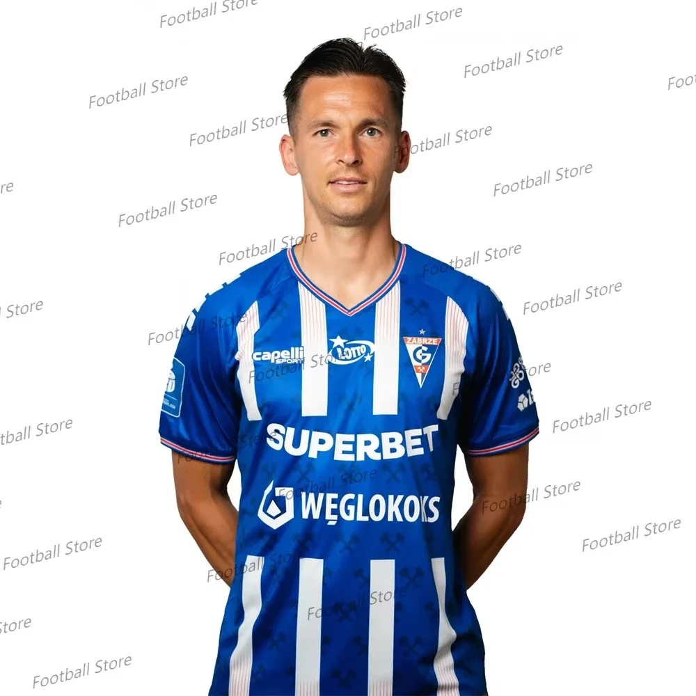 

Summer 2025 Poland Football Shirt Edycja Specjalna Men Boy Football Shirt Górnik Zabrze Kit Odzież Sportowa Polska Football
