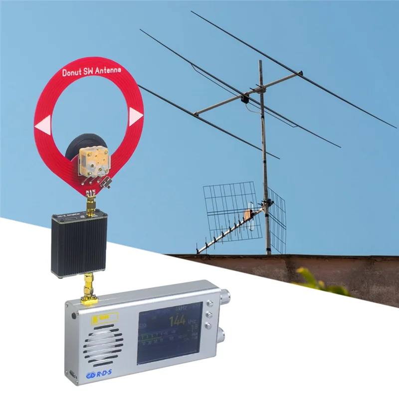 B04B-TEF6686 Radio Receiver All Band FM/MW/Shortwave /LW Radio Portable Handheld Radio With Donut Antenna Amplifier