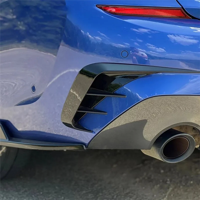 عالية الجودة مانع صدمات خلفي للسيارة الفاصل Canard سبويلر لسيارات BMW 3 Series G20 G28 318I 320I 330I 2019-2022