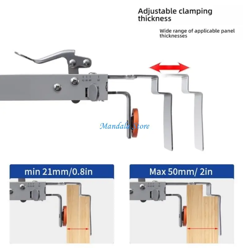 U2JC Expert Hardware Kẹp Kiểm soát lực căng có thể điều chỉnh cho công cụ ngoại thất bằng gỗ/kim loại Bộ hành động miễn phí