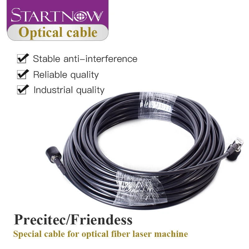 Startnow 15/20M Four‑Core Optical RF Cable Laser Cable Compatible Precitec & Friendess For Fiber Laser Cutting Machine