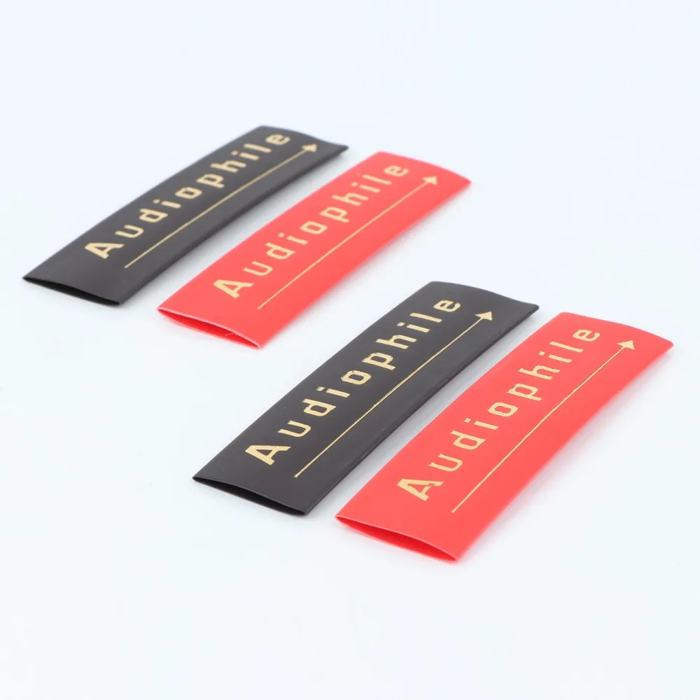 أنبوب انكماش حراري من أوديوفيلي ، أنبوب تغطيه Lnsulated لسماعات الصوت ، وصلة كبل صوت ذاتي الصنع ، 14: 14: 12