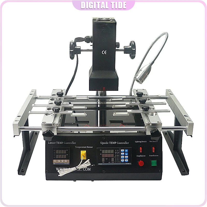 IR6500 V.2 Customised BGA Rework Station 2 Zones Infrared Welding Soldering Machine for Ps3 Ps4 Xbox Chip Pcb Repairing Usb Port