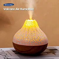 300ml Volcano Air Humidifier Desktop Electric USB Humidificadore Water Mist Diffuser Purifier Air Freshener With 7 Colors Night