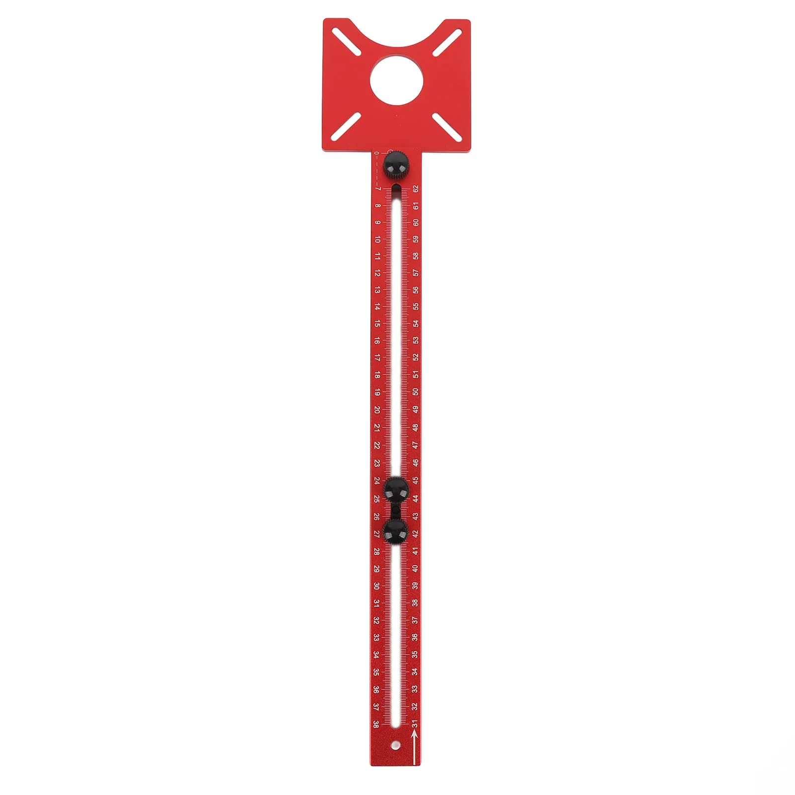 

4 in 1 Router Milling Groove Bracket Aluminum Alloy Adjustable Multifunctional Cabinet Hardware Jig and Router Guide
