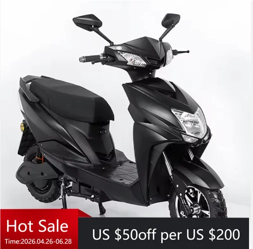 

Safety-focused electric motorcycle: 1000 watts, 48-60V, 3.00-10 tires and front disc brakes