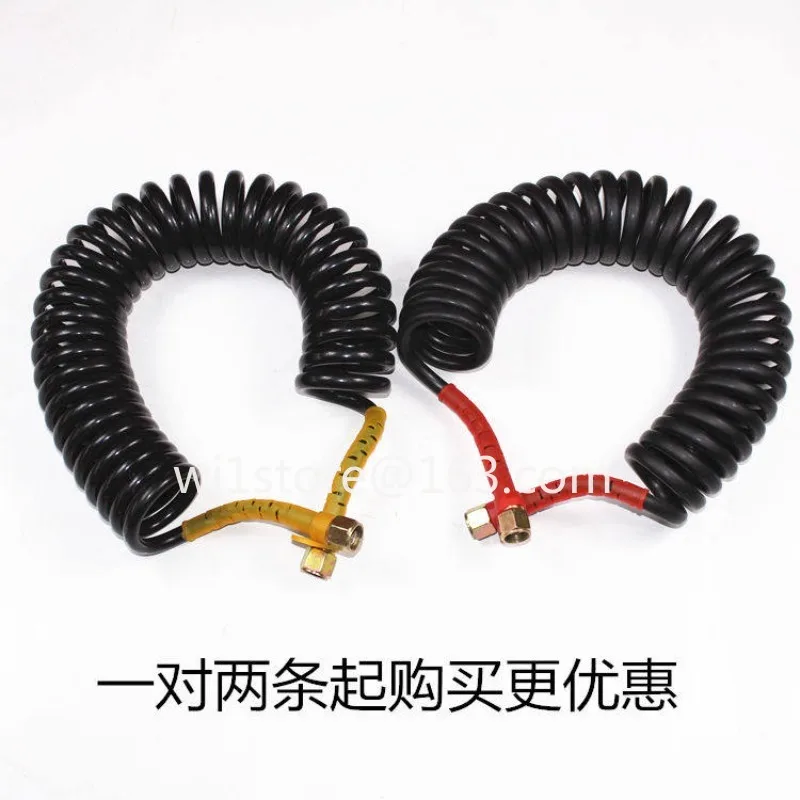 Best-seller Trailer tube Spiral tube Brake trachea Semi-trailer Truck spring tube Double layer explosion-proof PU trailer trache