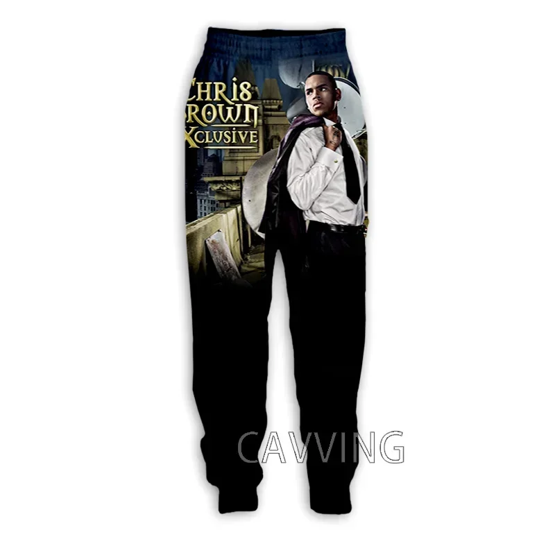 Pantalon de survêtement de sport imprimé en 3D, Sared Chris Brown, pantalon décontracté, pantalon droit, pantalon de survêtement, jogging, nouvelle mode, fjP01