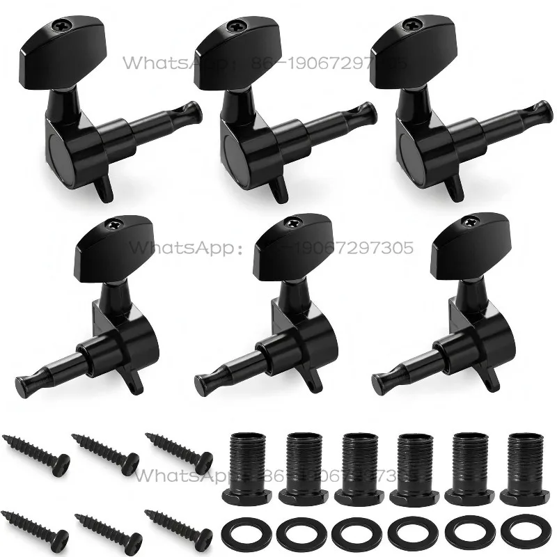 1:15 6 Acoustic Guitar/Electric Guitar Fully Enclosed String Button Pedal Large Handle String String Quasi-String Reel