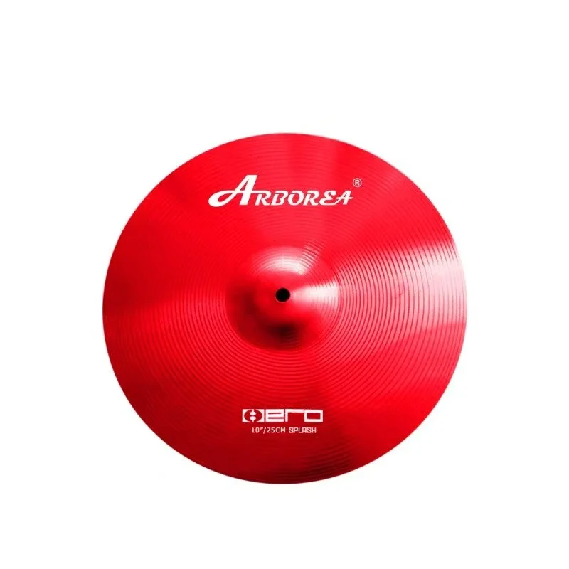 Arborea Hero Series 5 or 7 PCS Red Alloy Cymbals Hihats/Crash/Ride/China Effect Cymbals for Drummer