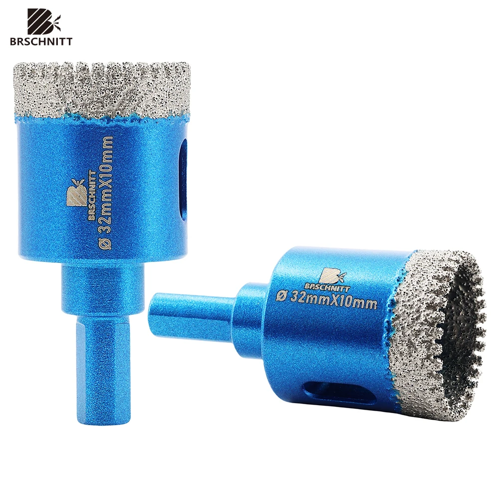 

BRSCHNITT-Diamond Drilling Bits Tile Cutter for Drilling Ceramic Marble Granite Triangle Shank 1Pc Hole Saw DrillDrill