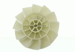 109mm High-Performance Fan Blades for Blower Motors - Durable Replacement Leaf for Vacuum Cleaners, Dust Collectors, Air Blowers