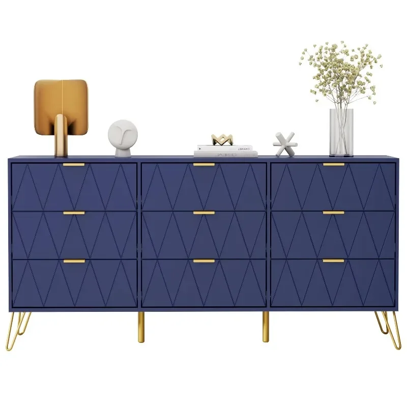 

Комод с 9 ящиками, для взрослых и детей, удобный, практичный и долговечный.