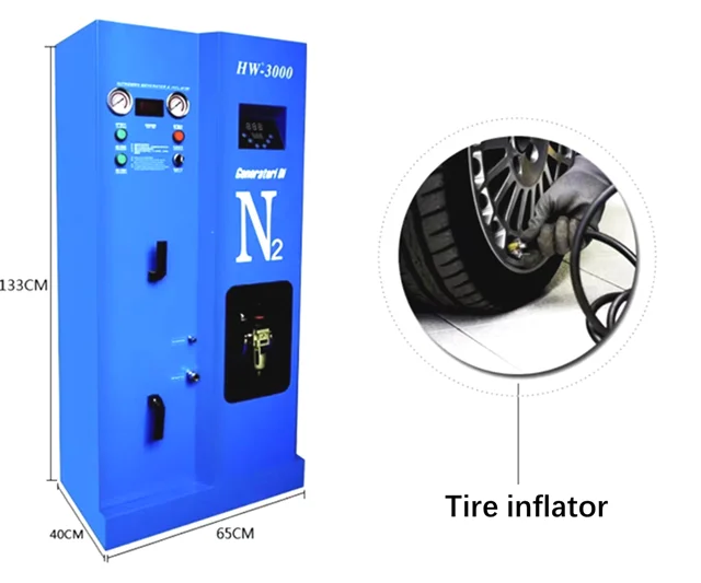 

Factory Price Automatic High Pressure Nitrogen Inflator Machine with 99% Pure Nitrogen Tire Inflator Nitrogen Generator