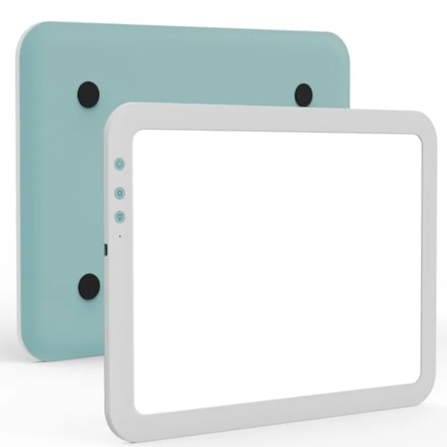 

A4 Rechargeable LED Super Bright Light Pad Powered by 3500mAh Lithium Battery for Cricut Weeding Vinyl Tool Portable Wireless L