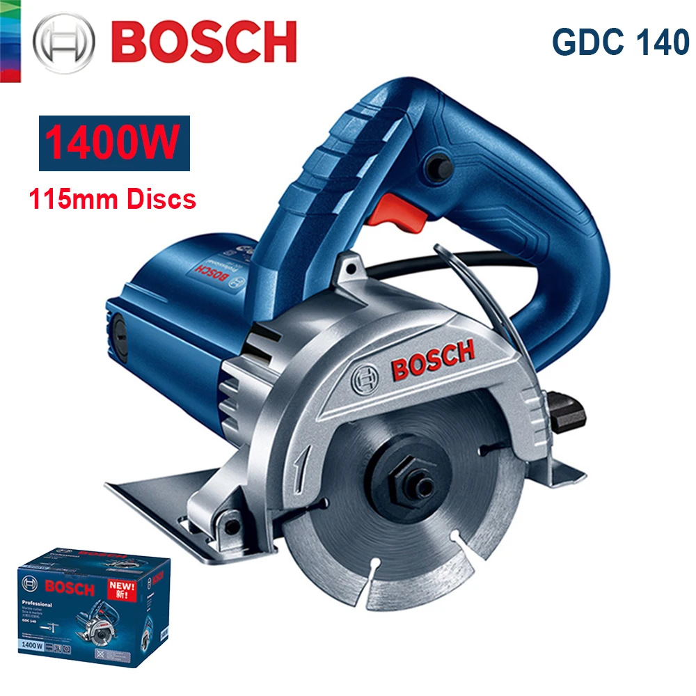 

Bosch GDC 140 Circular Saw 1400W Marble Stone Cutting Saw 115mm Disc Diameter Multi-Function Dry-Type Electric Saws Power Tools